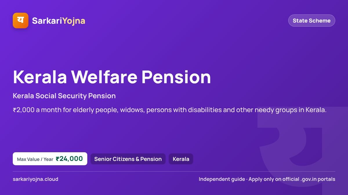 Kerala Social Security Pension — Sarkari Yojna